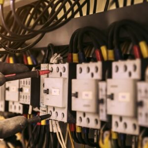 wiring inside a building management system