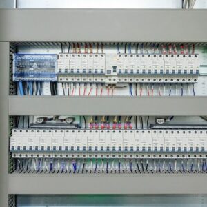 wiring in a control panel